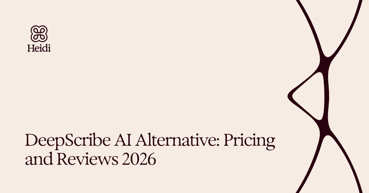  DeepScribe AI Alternative: Pricing and Reviews 2026